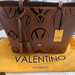 New Valentino Monogram Tote Bag